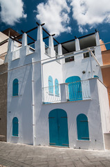 Luxury white mediterranean house