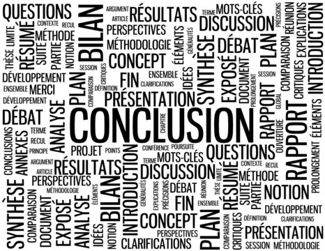 Diapositive CONCLUSION (pr&eacute;sentation r&eacute;sultats rapport plan fin)