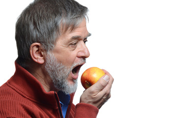 Gesunde Ernährung mit Apfel
