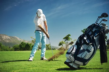 Deurstickers Golfvakantie © Daxiao Productions