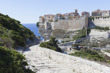 Bonifacio city, Corsica , France.