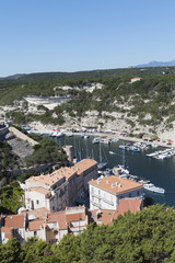 Fototapeta na wymiar Bonifacio miasto, Korsyka, Francja.