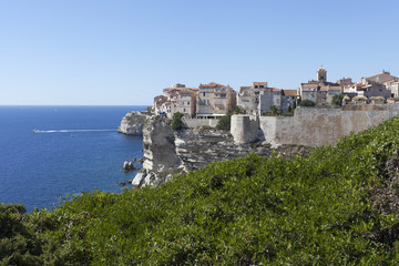 Bonifacio city, Corsica , France.
