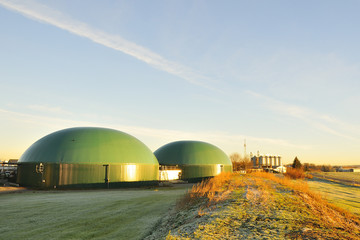 Biogasanlage - obrazy, fototapety, plakaty