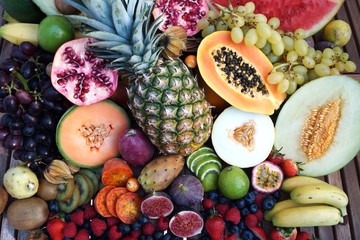 Tropische Früchte - obrazy, fototapety, plakaty