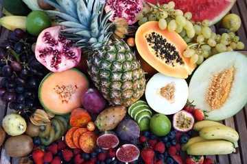Keuken spatwand met foto Tropische Früchte © Siegi