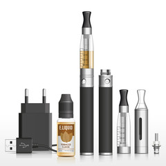 E-cigarette, e-liquid tobacco
