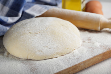 Fototapeta na wymiar Leavened dough