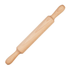 rolling pin on a white background