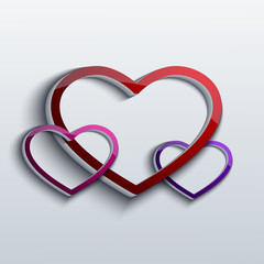 Vector valentines day background. Eps10