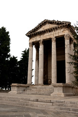 Pula - Temple of Augustus in Forum square