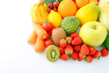 新鮮な野菜と果物