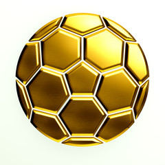Gold Soccer Ball Icon