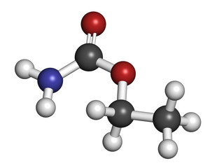 Ethyl carbamate carcinogenic molecule. Present in fermented food