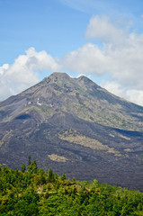 View on Batur volcano and lake, Bali, Indonesia