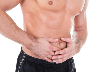Man Having Stomachache
