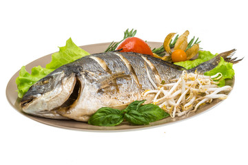 Grilled dorada