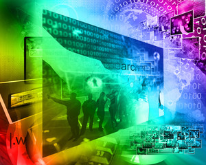 Obraz premium world of internet