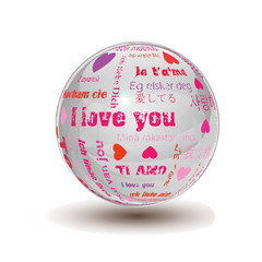glossy love sphere