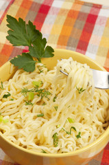 Fast cooking noodles