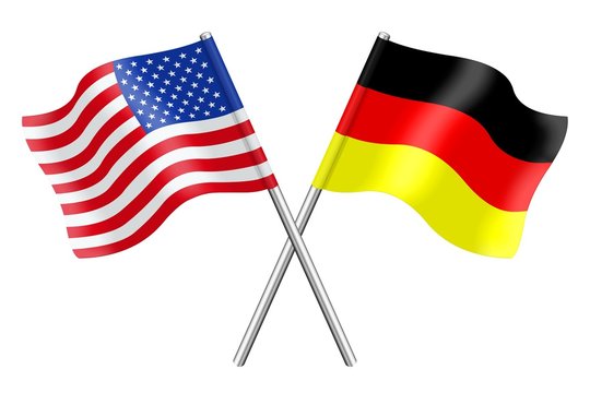 Flags: the United States and Germany
