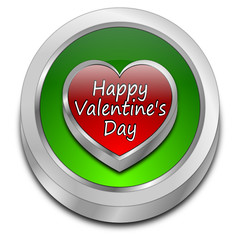 Happy Valentine's Day Button