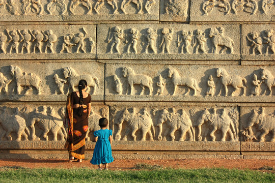 Inde - Hampi / Hazara Ramachandra temple