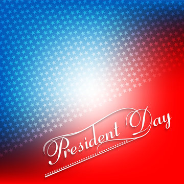 American Presidents Day colorful Background vector