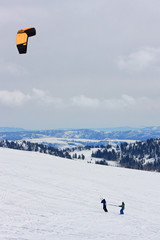kite skier