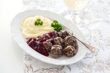 Swedish meatballs köttbullar