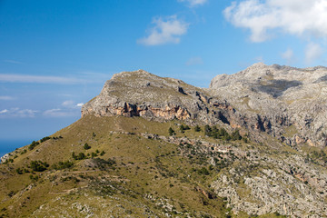 Fototapeta premium Serra de Tramuntana - mountains on Mallorca, Spain