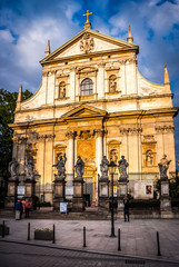 Kościół pw. Św. Piotra i Pawła w Krakowie - obrazy, fototapety, plakaty