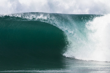Ocean Wave Crashing Hollow
