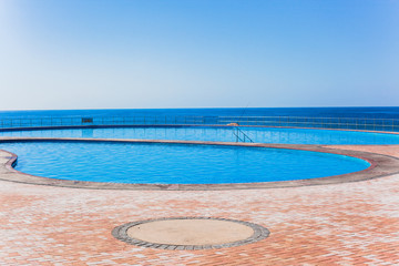 Swimming Pools Beach Blue Ocean