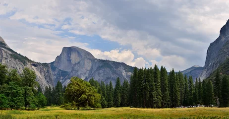 Fotobehang Half Dome Yosemite Valley