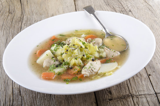 irish stew with chicken and vegetable