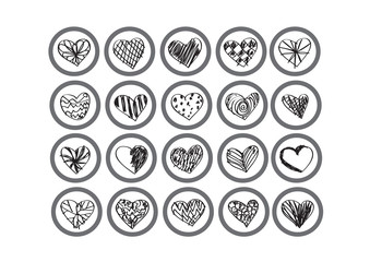 Valentines Day Heart Background  design