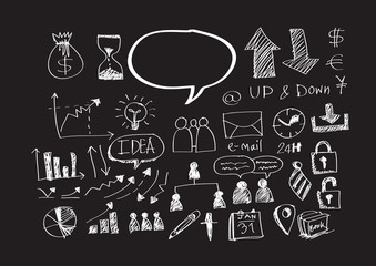 hand doodle Business doodles