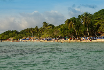 The Rosario Islands near Cartagena de los indias , Colombia.