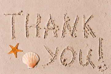 word of thank you to the wet sand or seashells