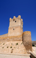 Fototapeta premium Villena Castle in Costa Blanca Alicante Spain