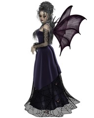 Gothic Fairy in Purple