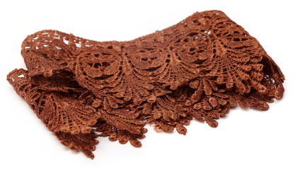 Closeup of cloth lace