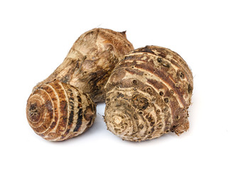 taro roots.