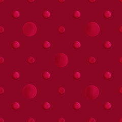 Abstract geometric dotted seamless pattern red