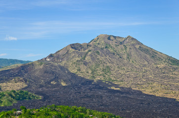 View on Batur volcano and lake, Bali, Indonesia