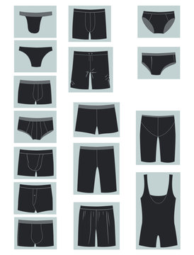Icons of men's underwear