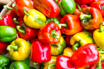 colorful sweet bell peppers