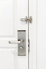 Obraz premium Door locked with Doorknob