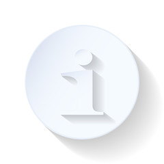 Information flat icon